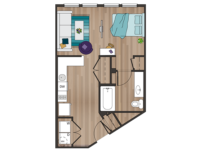 S3 Studio Floor Plan