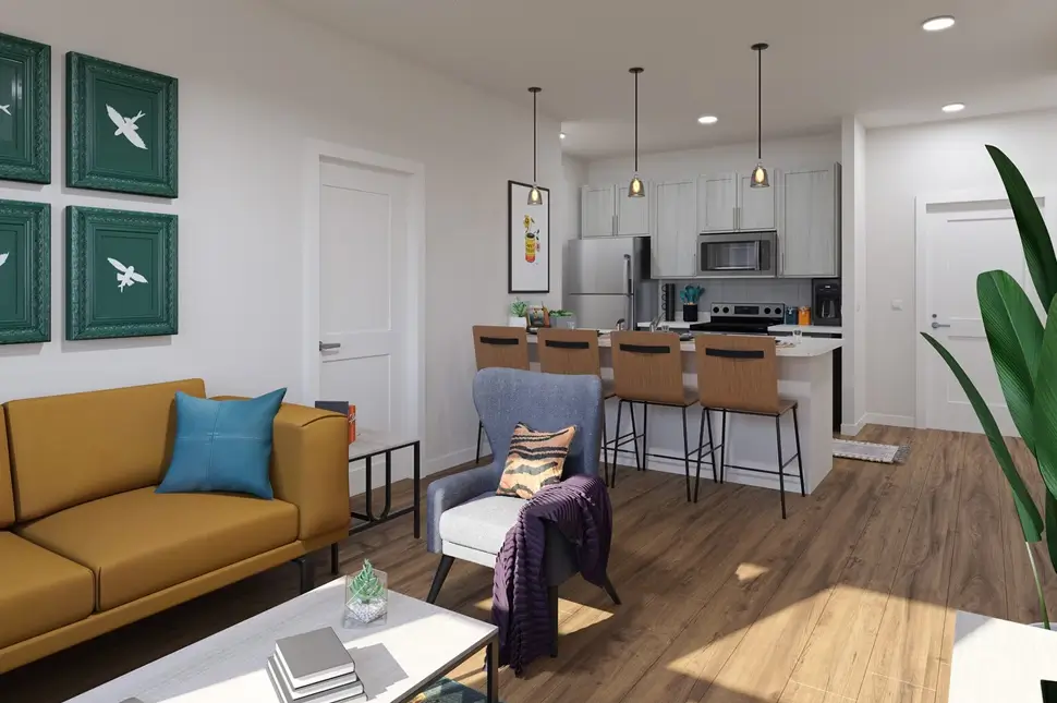 apartment featuring an open floorplan